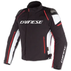 Dainese Racing 3 D-Dry Zwart Wit Fluo Rood