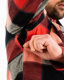 Rokker Boulder Rider Shirt Red Black White