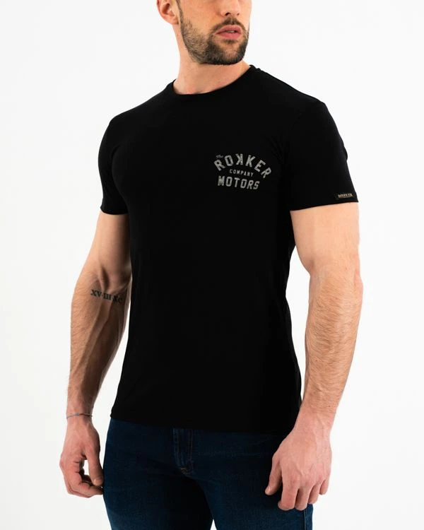 ROKKER Performance Motors Patch Black 2 ROKKER Performance Motors Patch Black - Afbeelding 2