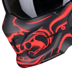 Scorpion Exo-Combat Evo Mask Samurai Red