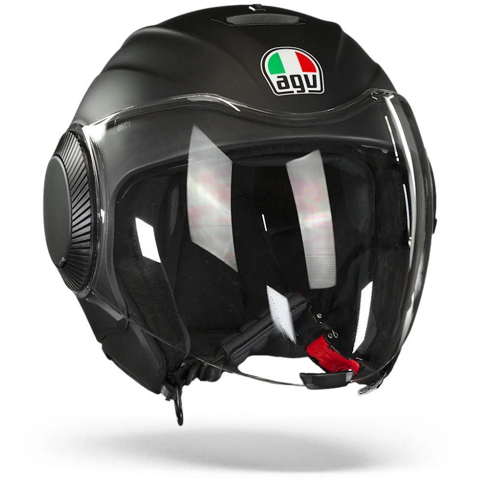 AGV Orbyt Mat Zwart Jethelm 6 AGV Orbyt Mat Zwart Jethelm - Afbeelding 6