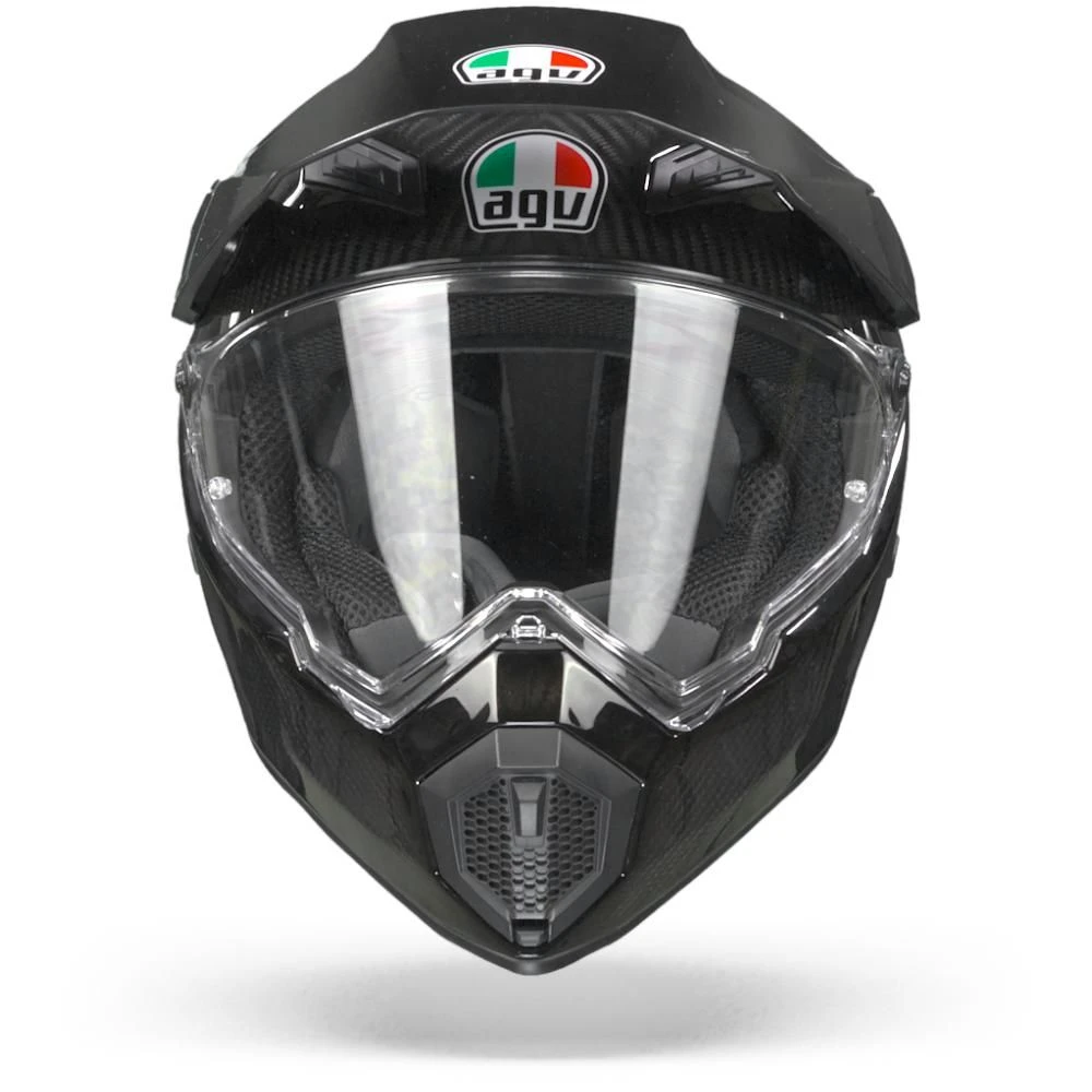 AGV AX9 Glanzend Carbon Adventure Helm 7 AGV AX9 Glanzend Carbon Adventure Helm - Afbeelding 7