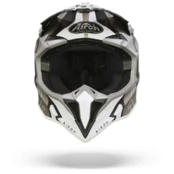 Airoh Wraap Raze Zwart Wit Crosshelm -Motorfietsuitrusting Winkel Airoh wraap raze black white.01