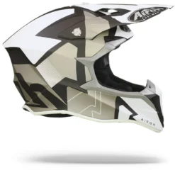 Airoh Wraap Raze Zwart Wit Crosshelm -Motorfietsuitrusting Winkel Airoh wraap raze black white.29