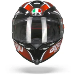 AGV K5 S Tempest Zwart Rood Integraalhelm -Motorfietsuitrusting Winkel Avgk5stempestblackred.01