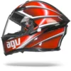 AGV K5 S Tempest Zwart Rood Integraalhelm