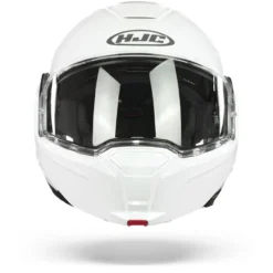 HJC I100 Donker Wit Systeemhelm -Motorfietsuitrusting Winkel HJC I100 White.01
