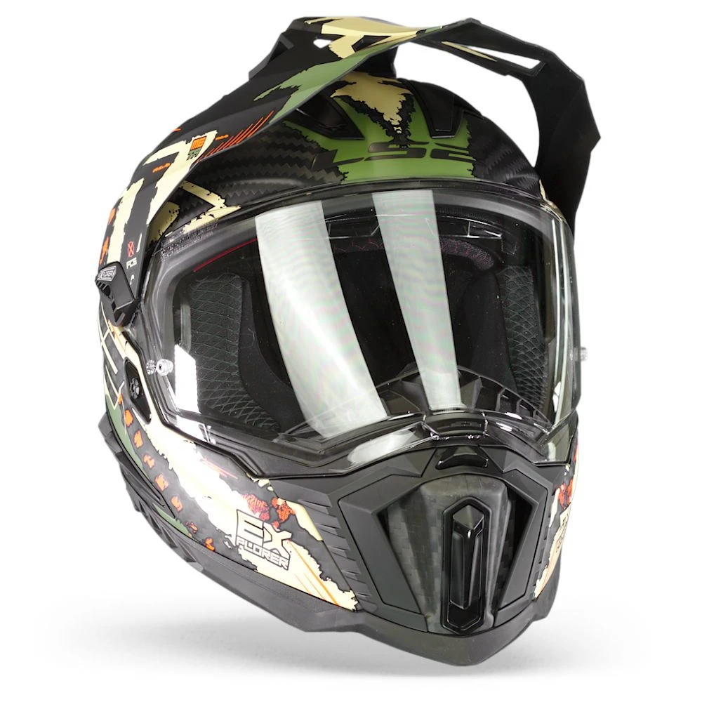 LS2 MX701 C Explorer Extend Mat Military Groen Adventure Helm 2 LS2 MX701 C Explorer Extend Mat Military Groen Adventure Helm - Afbeelding 2