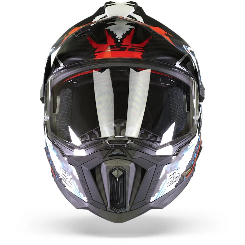 LS2 MX701 C Explorer Extend Mat Rood Adventure Helm 2 LS2 MX701 C Explorer Extend Mat Rood Adventure Helm - Afbeelding 2