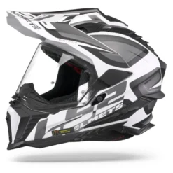 LS2 MX701 Explorer Alter Mat Zwart Wit Adventure Helm -Motorfietsuitrusting Winkel Ls2 mx701 explorer alter matt black white.08