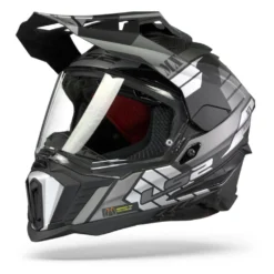 LS2 MX701 Explorer Atlantis Mat Titanium Adventure Helm -Motorfietsuitrusting Winkel Ls2 mx701 explorer atlantis matt titanium.06