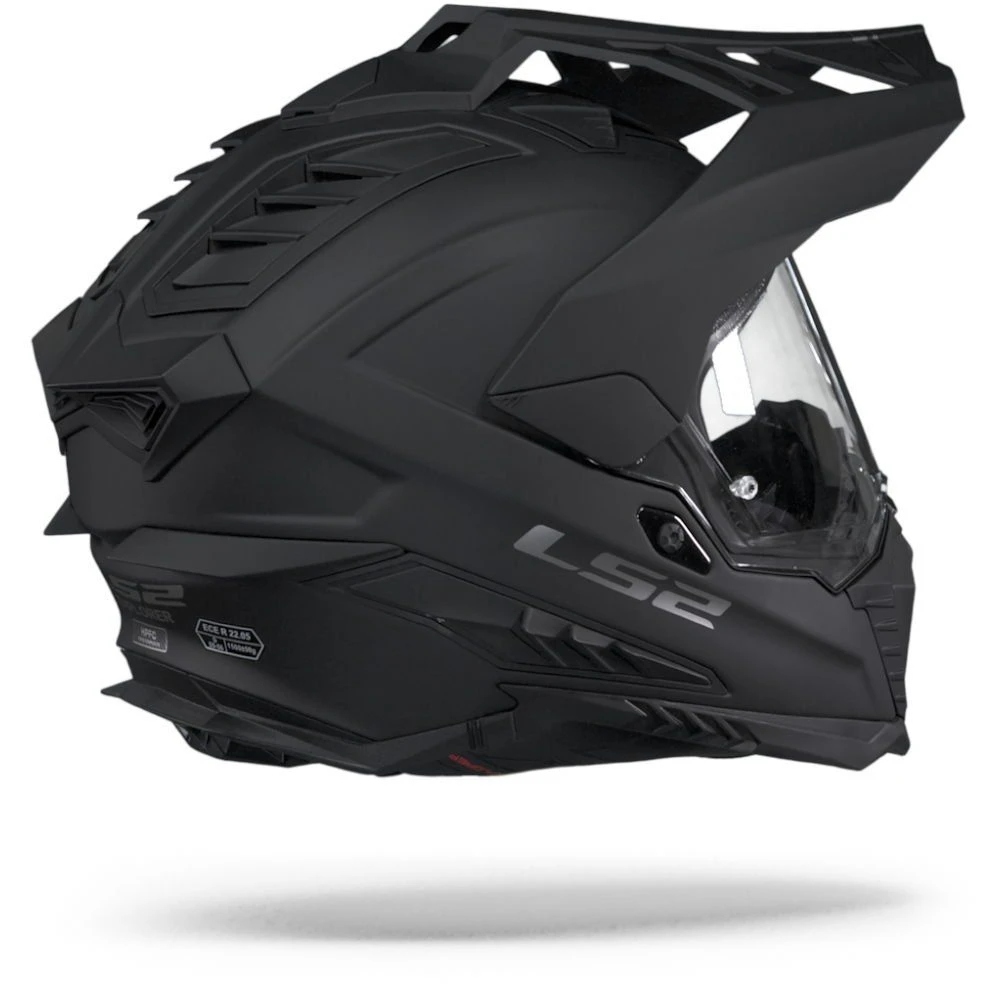 LS2 MX701 Explorer Solid Mat Zwart Adventure Helm 1 LS2 MX701 Explorer Solid Mat Zwart Adventure Helm