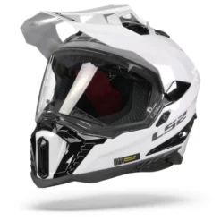 LS2 MX701 Explorer Solid Wit Adventure Helm -Motorfietsuitrusting Winkel Ls2 mx701 explorer solid white.05
