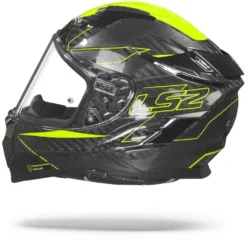 LS2 FF327 Challenger Carbon Fold Glans Hi-Vis Geel Integraalhelm -Motorfietsuitrusting Winkel Ls2ff327challengerct2foldglosshivisyellow.11