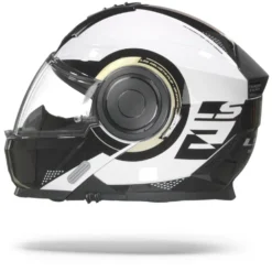 LS2 FF902 Scope Arch Glans Wit Titanium Systeemhelm