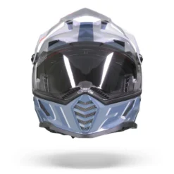 LS2 MX436 Pioneer Evo Evolve Wit Kobalt Adventure Helm