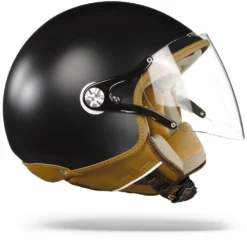 Nexx SX.60 Jazzy Zwart Mat Jethelm 10 Nexx SX.60 Jazzy Zwart Mat Jethelm -Motorfietsuitrusting Winkel Nexx Sx60 Jazzy Black Mt.29