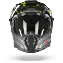 Nexx X.WED2 Columbus Grijs Neon Mat Adventure Helm -Motorfietsuitrusting Winkel Nexx x wed 2 columbus grey neon mt.01