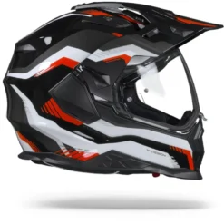 Nexx X.WED2 Columbus Grijs Rood Zwart Adventure Helm