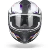 Nexx SX.100R Gridline Wit Blauw Mat Integraalhelm