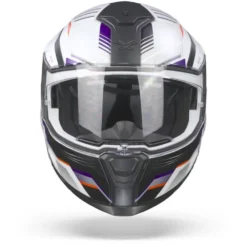 Nexx SX.100R Gridline Wit Blauw Mat Integraalhelm