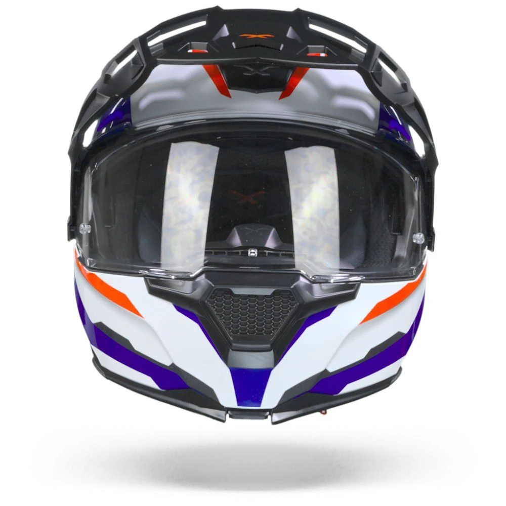 Nexx X.Vilijord Continental Wit Blauw Rood Systeemhelm 1 Nexx X.Vilijord Continental Wit Blauw Rood Systeemhelm