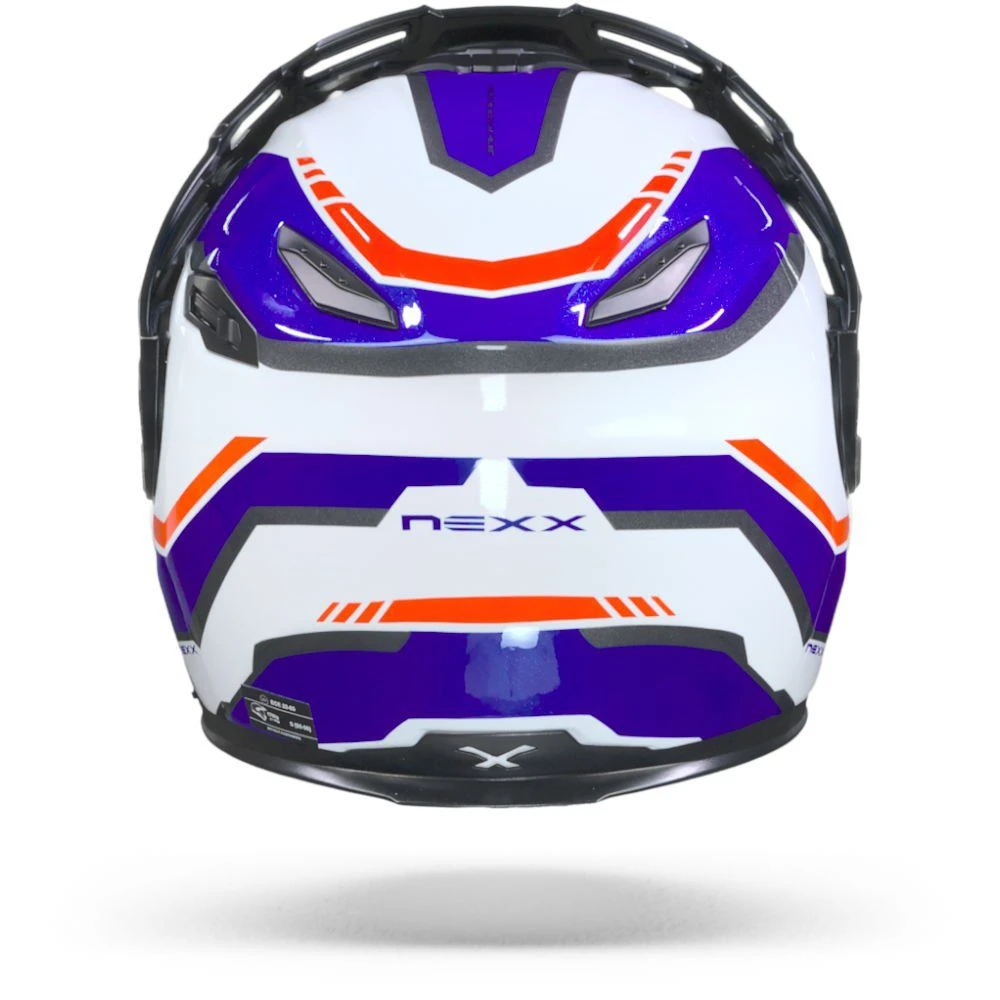 Nexx X.Vilijord Continental Wit Blauw Rood Systeemhelm 5 Nexx X.Vilijord Continental Wit Blauw Rood Systeemhelm - Afbeelding 5
