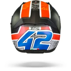 Nolan N60-6 Gemini Replica 44 A. Rins Mat Zwart Integraalhelm -Motorfietsuitrusting Winkel Nolan n60 6 gemini replica 44.19