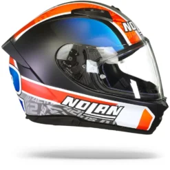 Nolan N60-6 Gemini Replica 44 A. Rins Mat Zwart Integraalhelm -Motorfietsuitrusting Winkel Nolan n60 6 gemini replica 44.29