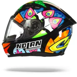 Nolan N60-6 Gemini Replica 47 C. Davies Metal Zwart Integraalhelm -Motorfietsuitrusting Winkel Nolan n60 6 gemini replica 47.11