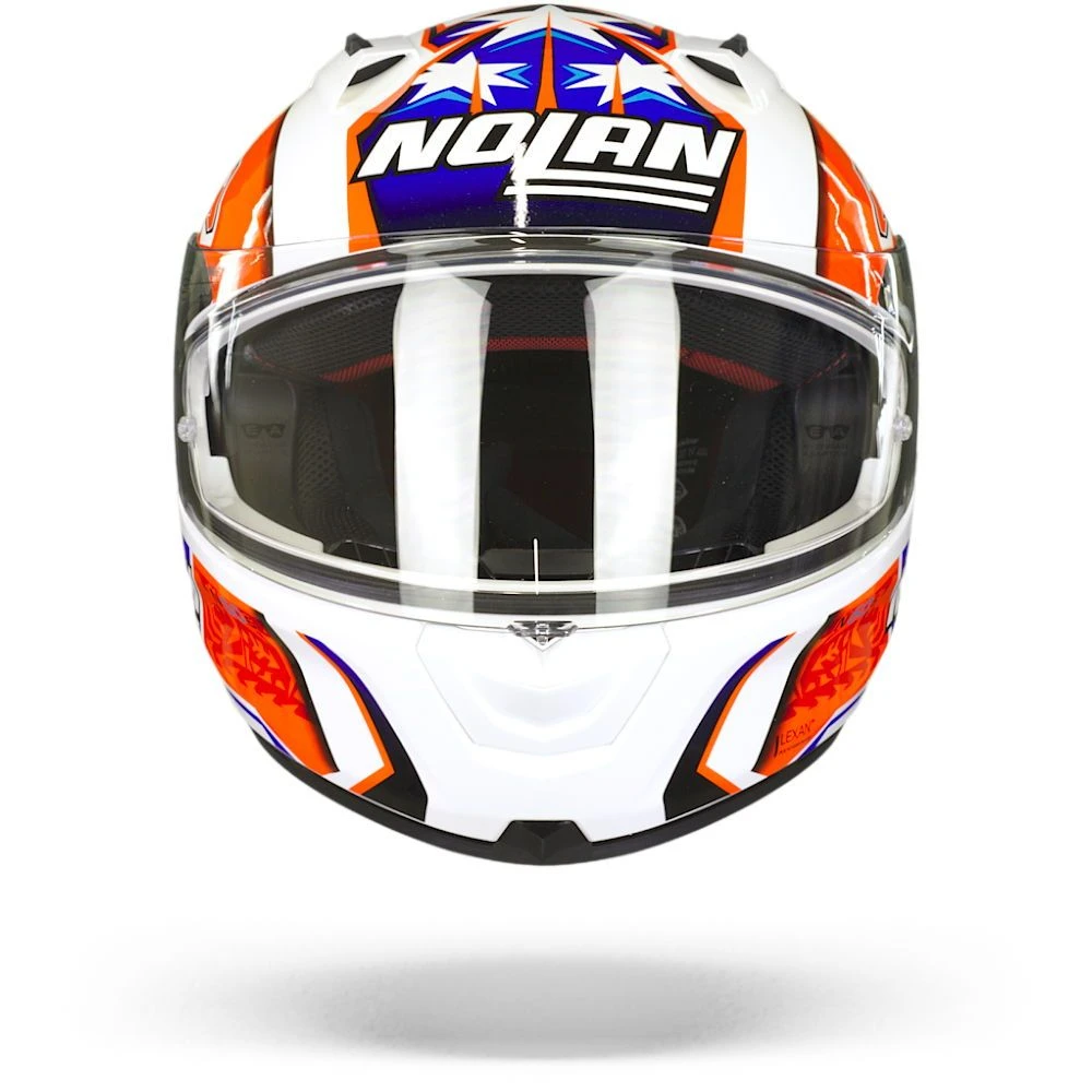 Nolan N60-6 Gemini Replica 50 C. Stoner Metal Wit Integraalhelm 4 Nolan N60-6 Gemini Replica 50 C. Stoner Metal Wit Integraalhelm - Afbeelding 4