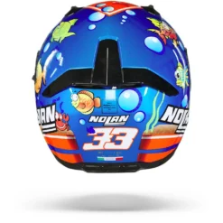 Nolan N60-6 Gemini Replica 51 M. Melandri Aquarium Saphire Blauw Integraalhelm 9 Nolan N60-6 Gemini Replica 51 M. Melandri Aquarium Saphire Blauw Integraalhelm -Motorfietsuitrusting Winkel Nolan n60 6 gemini replica 51.19
