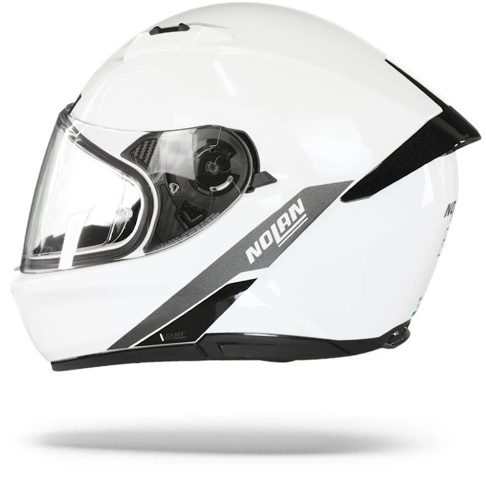 Nolan N60-6 Staple 43 Metal Wit Integraalhelm 2 Nolan N60-6 Staple 43 Metal Wit Integraalhelm - Afbeelding 2