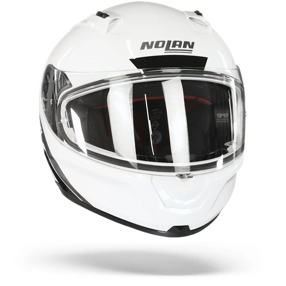 Nolan N60-6 Staple 43 Metal Wit Integraalhelm 5 Nolan N60-6 Staple 43 Metal Wit Integraalhelm - Afbeelding 5