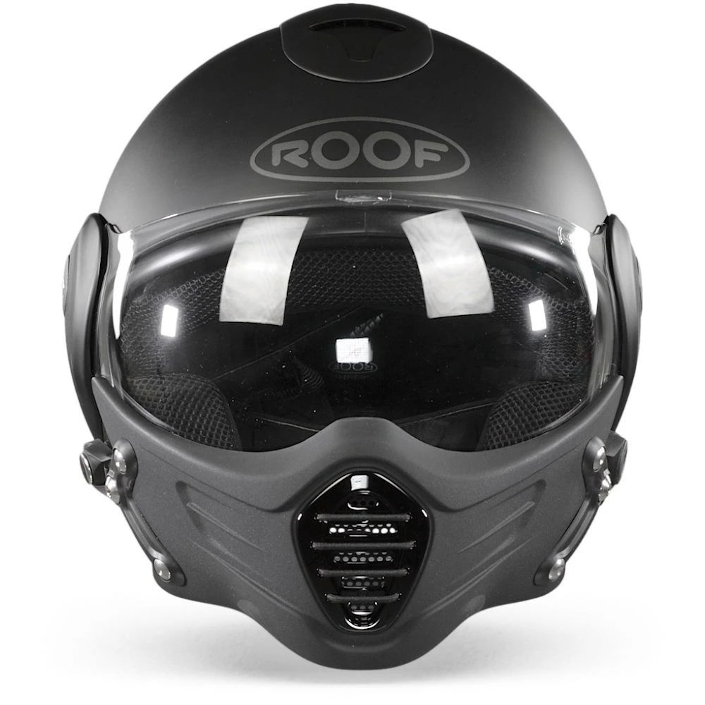 ROOF Roadster Mat Zwart Jethelm 3 ROOF Roadster Mat Zwart Jethelm - Afbeelding 3