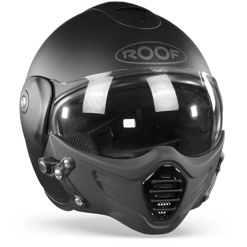 ROOF Roadster Mat Zwart Jethelm 2 ROOF Roadster Mat Zwart Jethelm - Afbeelding 2