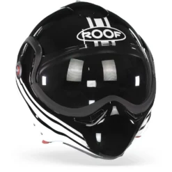 ROOF BoXXer Sting Zwart Wit Systeemhelm -Motorfietsuitrusting Winkel Roof boXXer sting black white.35