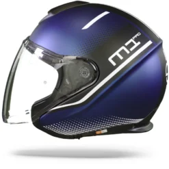 Schuberth M1 Pro Mercury Blauw Wit Jethelm 9 Schuberth M1 Pro Mercury Blauw Wit Jethelm -Motorfietsuitrusting Winkel Schuberth m1 pro murcury blue white.11