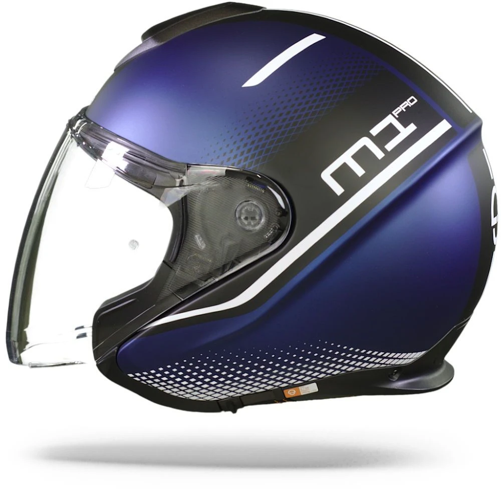 Schuberth M1 Pro Mercury Blauw Wit Jethelm 4 Schuberth M1 Pro Mercury Blauw Wit Jethelm - Afbeelding 4