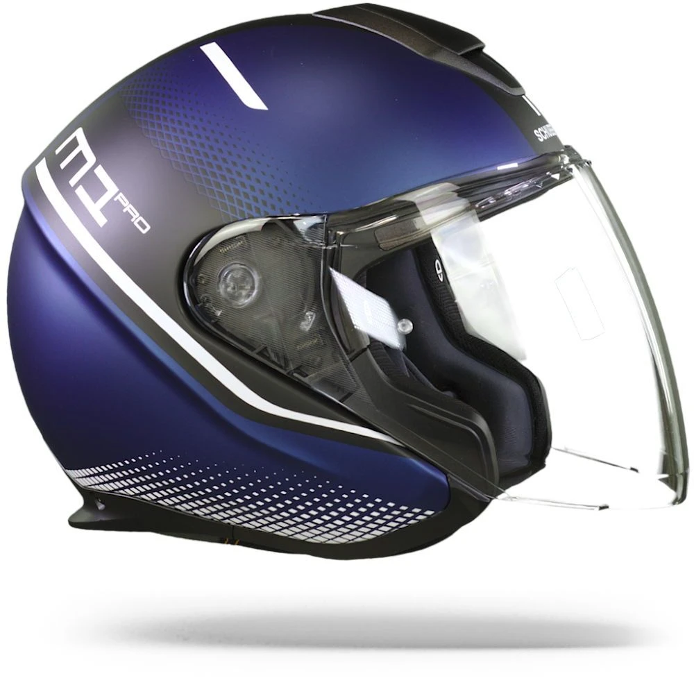 Schuberth M1 Pro Mercury Blauw Wit Jethelm 1 Schuberth M1 Pro Mercury Blauw Wit Jethelm