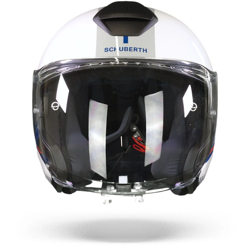 Schuberth M1 Pro Mercury Wit Blauw Jethelm 2 Schuberth M1 Pro Mercury Wit Blauw Jethelm - Afbeelding 2