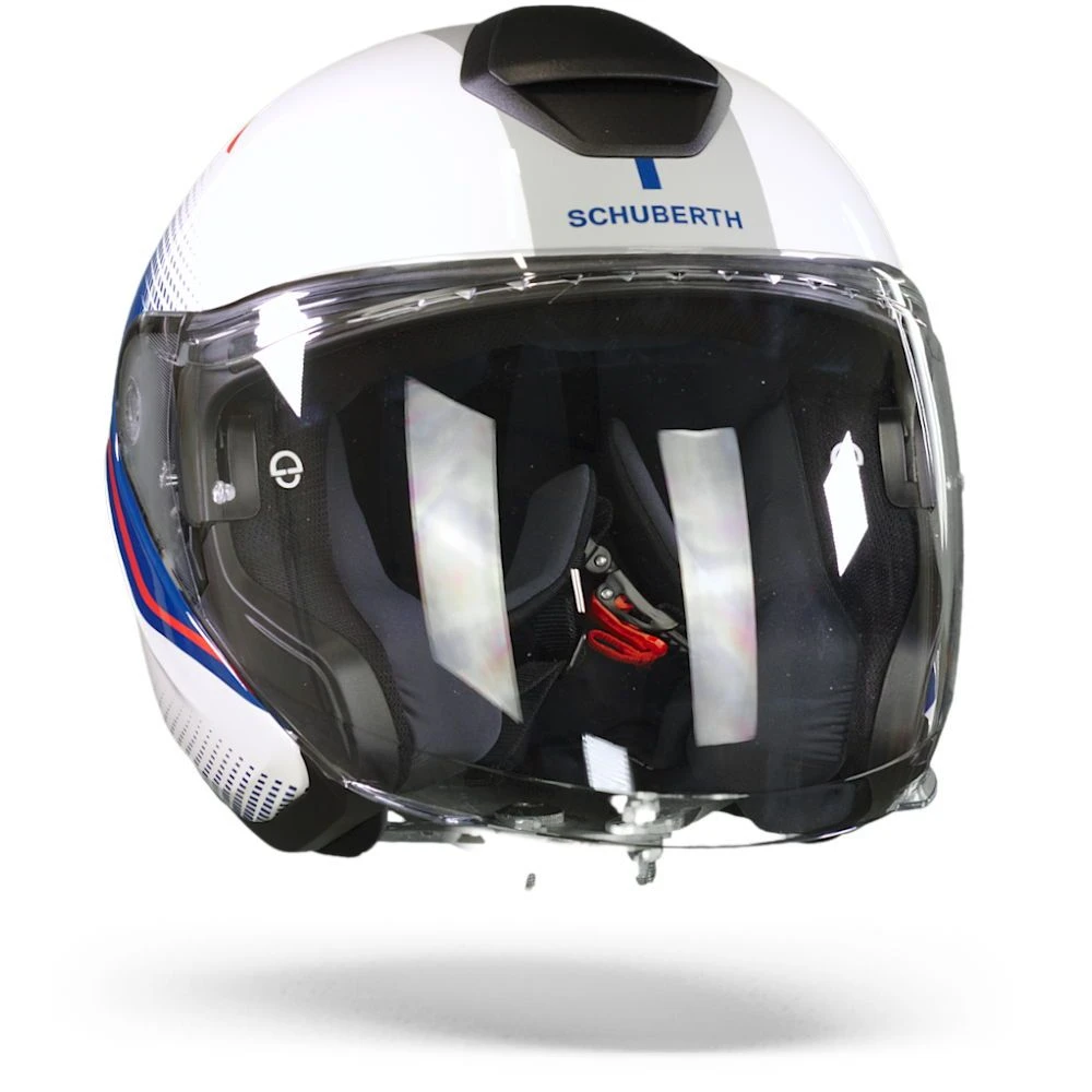 Schuberth M1 Pro Mercury Wit Blauw Jethelm 6 Schuberth M1 Pro Mercury Wit Blauw Jethelm - Afbeelding 6