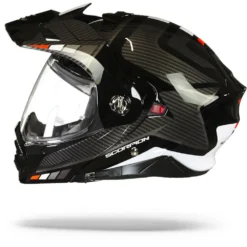 Scorpion ADX-2 Camino Zwart-Silver-Rood Adventure Helm -Motorfietsuitrusting Winkel Scorpion adx 2 camino black silver red.11