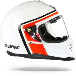 Scorpion EXO-HX1 Nostalgia Wit-Rood-Zwart Integraalhelm -Motorfietsuitrusting Winkel Scorpion exo hx1 nostalgia white red black.29