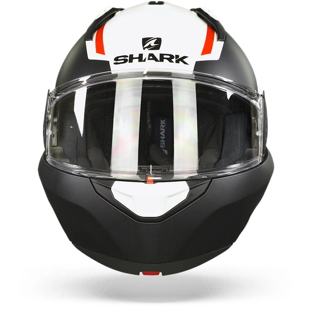 Shark Evo GT Sean WKR Wit Zwart Rood Systeemhelm 4 Shark Evo GT Sean WKR Wit Zwart Rood Systeemhelm - Afbeelding 4