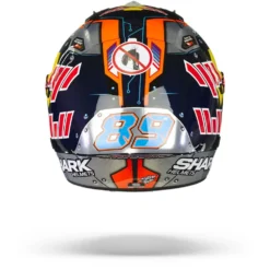 Shark Race-R Pro GP Martinator Signature Blauw Chrom Oranje BUO Integraalhelm -Motorfietsuitrusting Winkel Shark race r pro gp martinator signature blue chrom orange buo.19