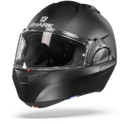 Shark Evo GT Blank Mat Zwart Systeemhelm -Motorfietsuitrusting Winkel Shark evogt blank mat black.05