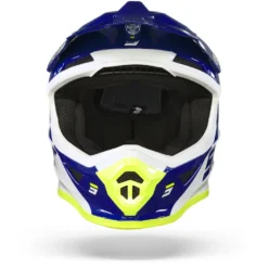 SHOT Furious Chase Navy Glanzend Crosshelm -Motorfietsuitrusting Winkel Shot furious chase navy glossy.01