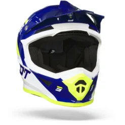 SHOT Furious Chase Navy Glanzend Crosshelm -Motorfietsuitrusting Winkel Shot furious chase navy glossy.35