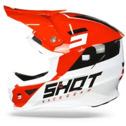 SHOT Furious Chase Rood Wit Glanzend Crosshelm 10 SHOT Furious Chase Rood Wit Glanzend Crosshelm -Motorfietsuitrusting Winkel Shot furious chase red white glossy.11